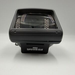 Sega Super Wide Gear Screen Magnifier Game Gear Handheld Console Vintage Black
